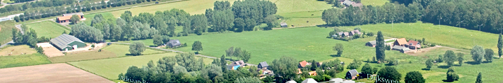 2014: Luchtfoto van de plek van de toekomstige moestuin. 